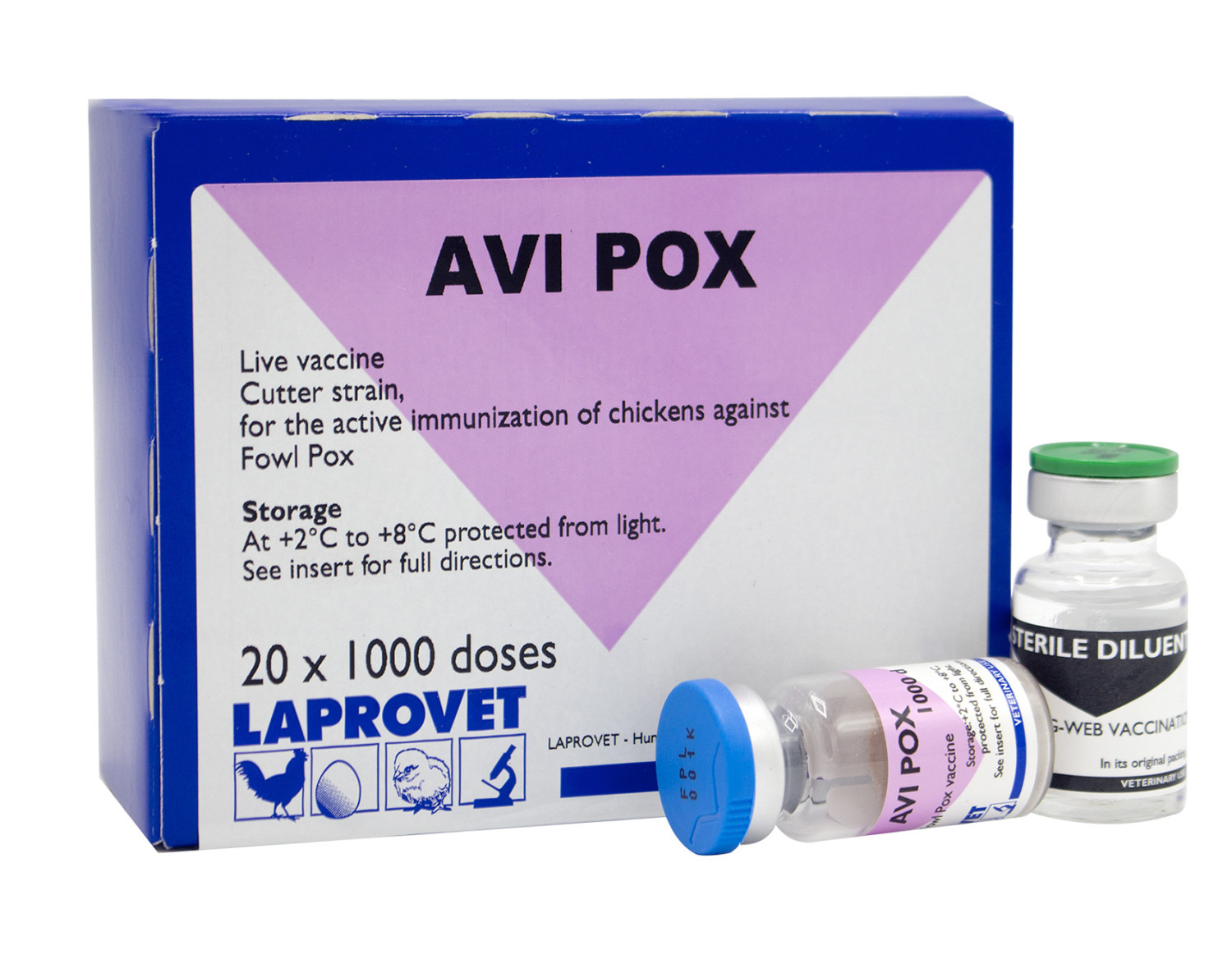 AVI POX +DILUANT 1000 DOSES