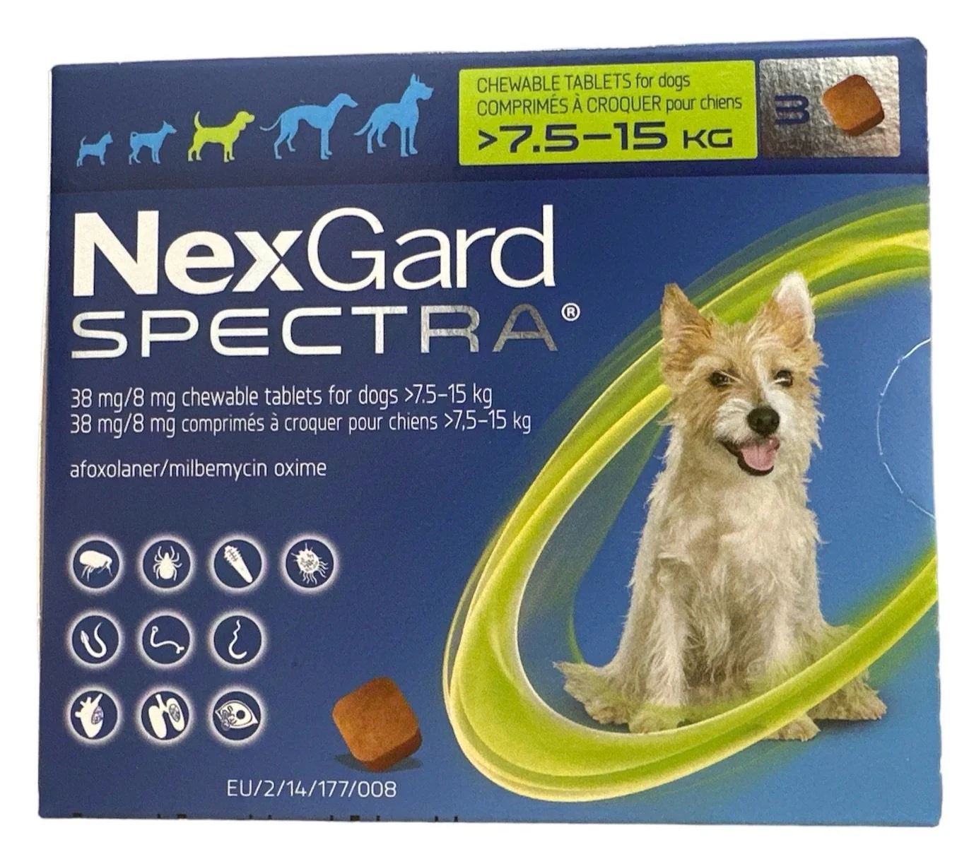 NEXGARD SPECTRA 7.5-15KG